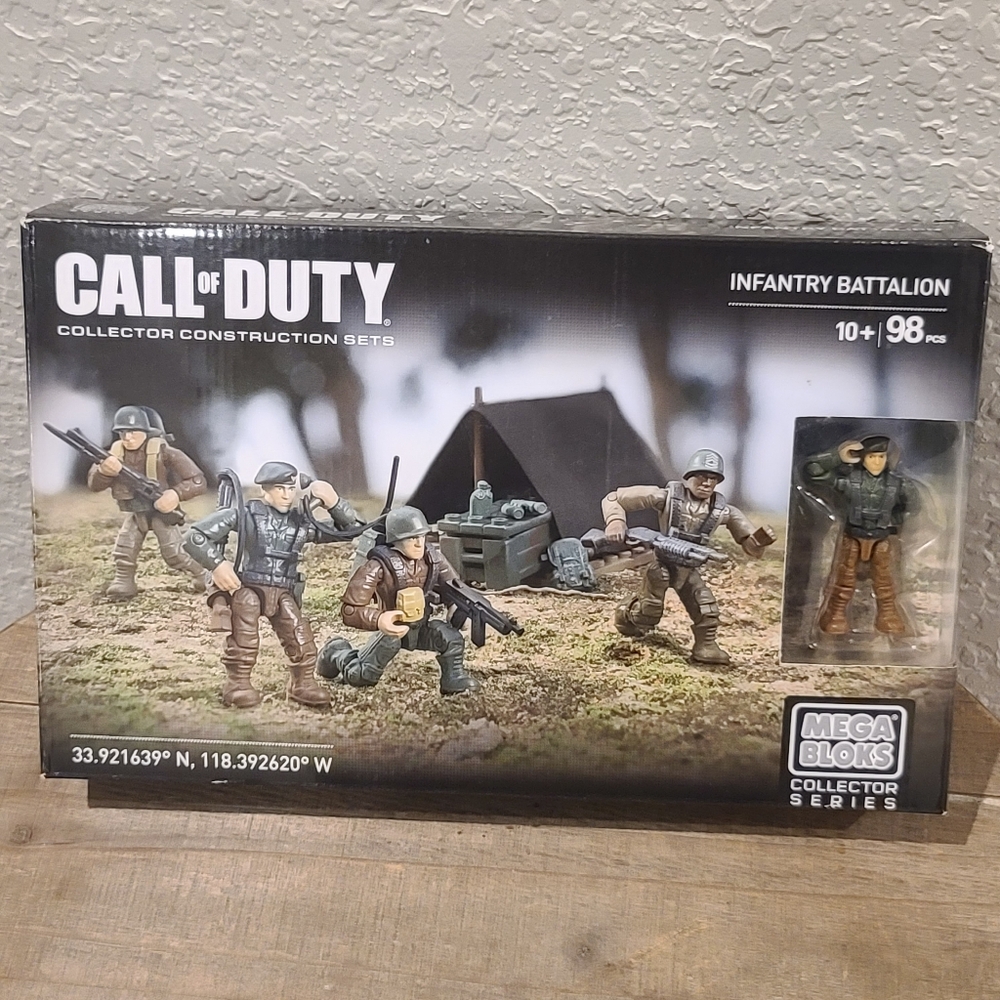 New Sealed Mega Bloks Call of Duty Infantry Battalion Collector Set CNG93 2015